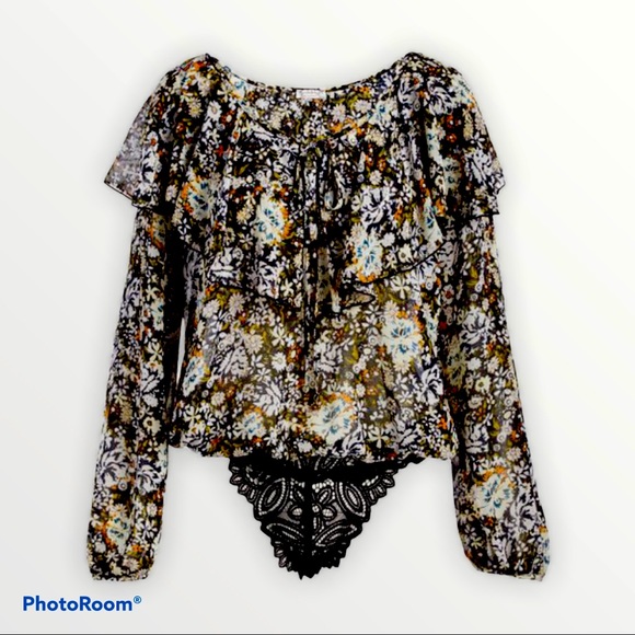 Free People Tops - Free People Small Say It To Me Bodysuit